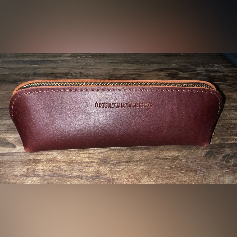 NEW Portland Leather Goods Sidekick Pouch Cognac